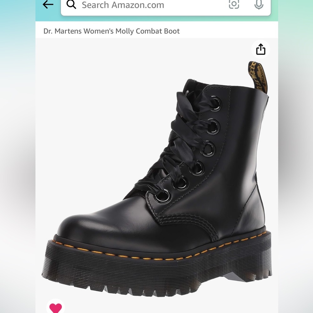 Dr. Martens Women's Molly Combat Boot